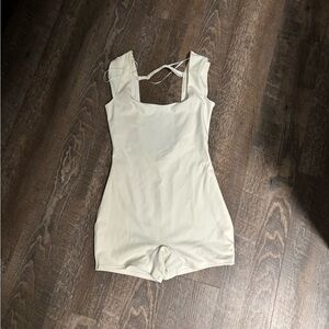 Garage White Women's Shapewear Romper